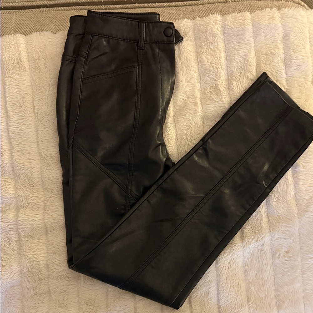 Wilfred Black Straight Leg Pants